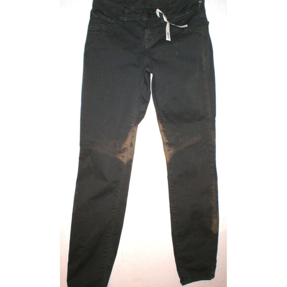 New J Brand Jeans Womens Skinny Pants Twill Machine Gray 24 Dark 26 X 28 Japanes - Picture 1 of 5